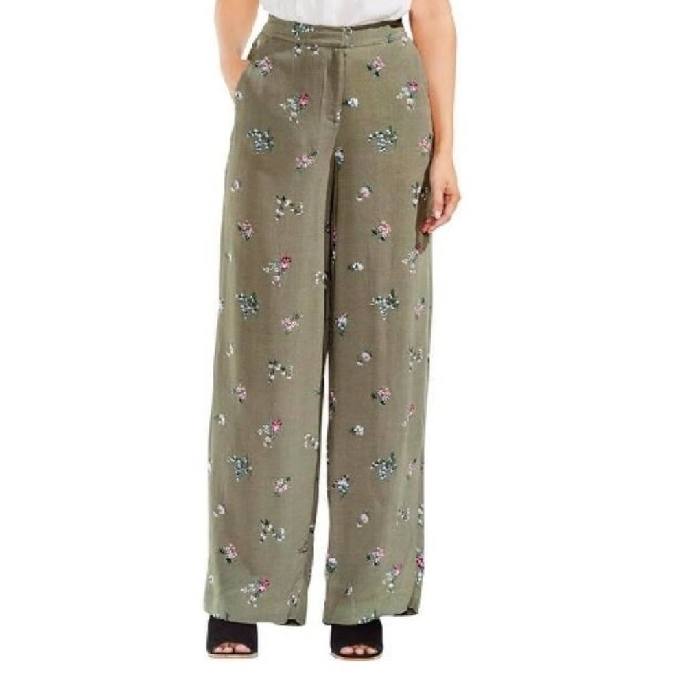 💥 Vince Camuto Womens Floral Print Pants - Picture 1 of 8